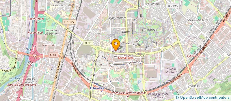 localisation de l'entreprise MONSIEUR ZIAD KHERRAT à GRENOBLE