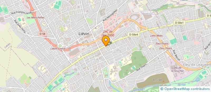 localisation de l'entreprise MONSIEUR ZIAD MELKI à LIEVIN