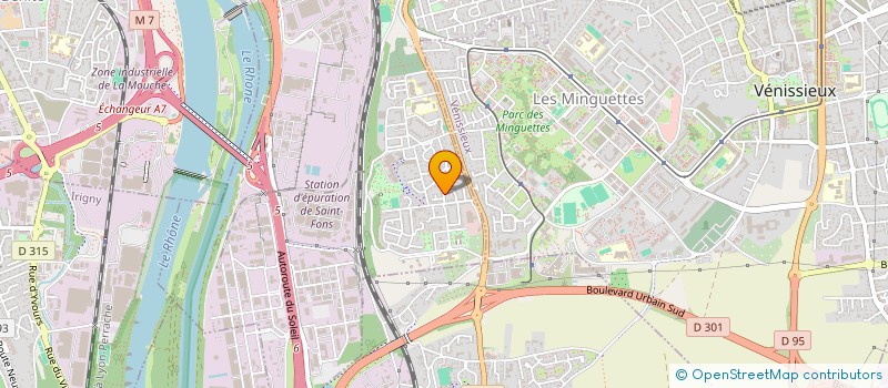 localisation de l'entreprise MONSIEUR ZIAD RIAHI  SAINT-FONS