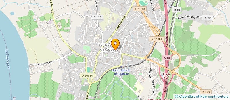 localisation de l'entreprise MONSIEUR ZIAD SAKR  SAINT-ANDRE-DE-CUBZAC