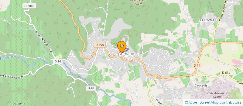 localisation de l'entreprise MONSIEUR ZIAD ZAMZAMI  GRIMAUD