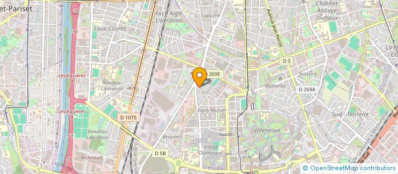 localisation de l'entreprise MONSIEUR ZIAHN PINTADO  GRENOBLE