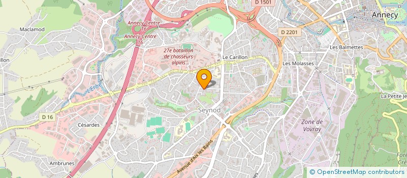 localisation de l'entreprise MONSIEUR ZIAN CABANNES à ANNECY