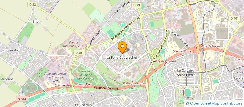 localisation de l'entreprise MONSIEUR ZIANE KADDOUR GUETTAOUI à CAEN