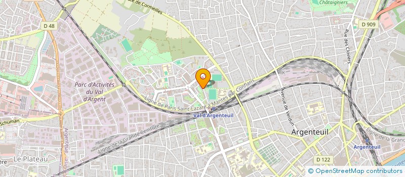 localisation de l'entreprise MONSIEUR ZIANE MOHAMMEDI  ARGENTEUIL