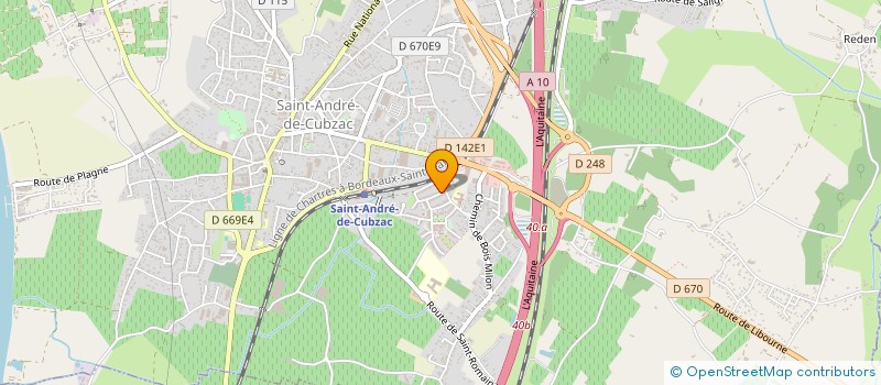 localisation de l'entreprise MONSIEUR ZIAR AJJABI  SAINT-ANDRE-DE-CUBZAC