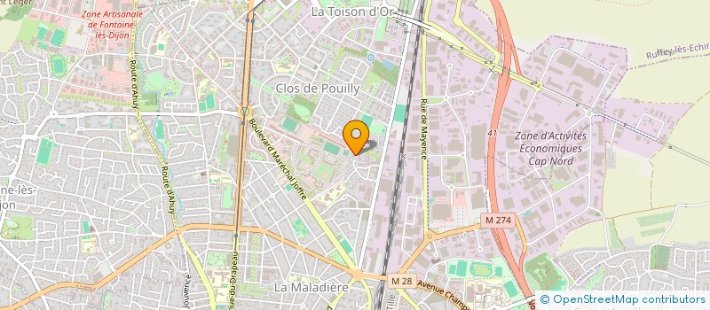localisation de l'entreprise MONSIEUR ZIARMAL AKHONDZADA à DIJON