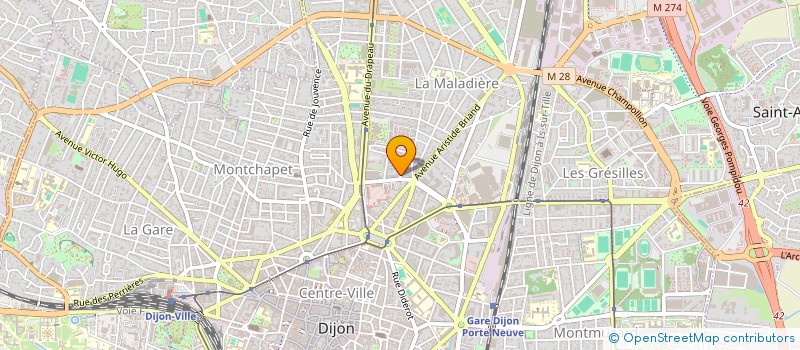 localisation de l'entreprise MONSIEUR ZIAULHAQ AHMADZAI  DIJON