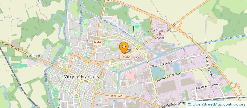 localisation de l'entreprise MONSIEUR ZIAULHAQ AKBARI  VITRY-LE-FRANCOIS