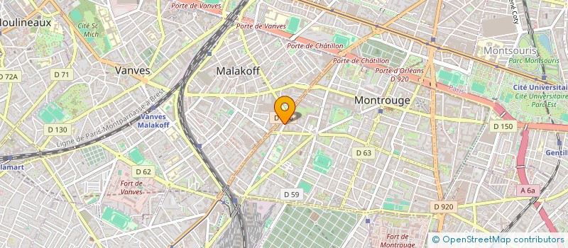 localisation de l'entreprise MONSIEUR ZIAULHAQ TOTAKHAIL  MONTROUGE