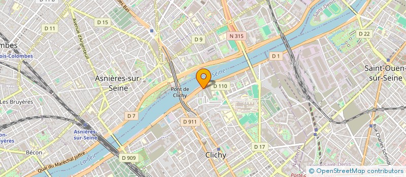 localisation de l'entreprise MONSIEUR ZIAULLAH MANSOUR  CLICHY