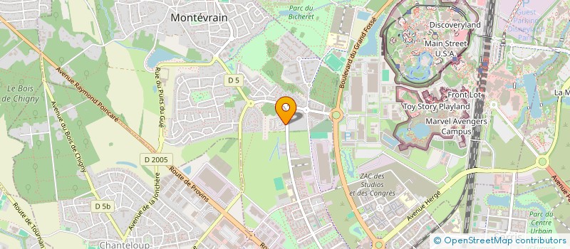 localisation de l'entreprise MONSIEUR ZIAULLAH SAHAK  MONTEVRAIN