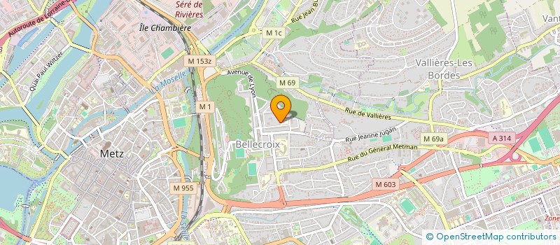 localisation de l'entreprise MONSIEUR ZIAULLAH SAHAK  METZ