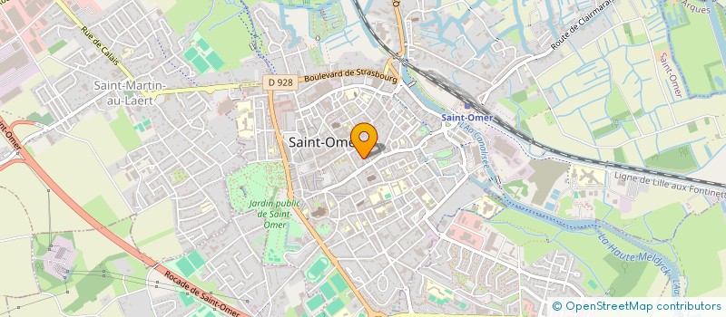 localisation de l'entreprise MONSIEUR ZIAULLHAQ SAFI  SAINT-OMER