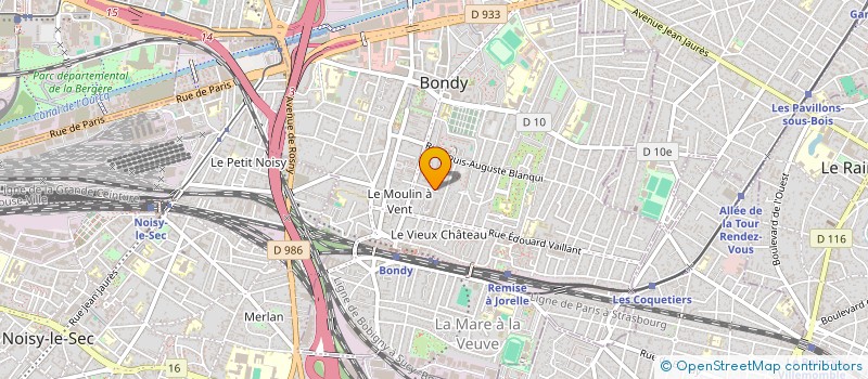 localisation de l'entreprise MONSIEUR ZIAUR RAHMAN  BONDY