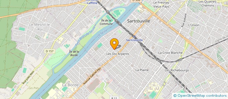 localisation de l'entreprise MONSIEUR ZID-EL-KHEIR OUMESSAD  SARTROUVILLE