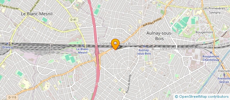 localisation de l'entreprise MONSIEUR ZIDAN CHEGRA à AULNAY-SOUS-BOIS