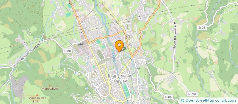 localisation de l'entreprise MONSIEUR ZIDANE BELLOCQ  BAGNERES-DE-BIGORRE