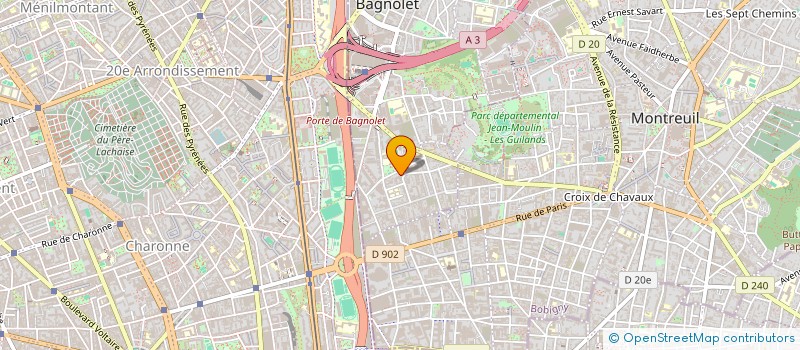 localisation de l'entreprise MONSIEUR ZIDANE BOUDRAA à BAGNOLET
