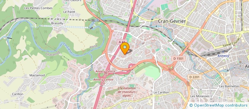 localisation de l'entreprise MONSIEUR ZIDANE BOUTARFIF  ANNECY