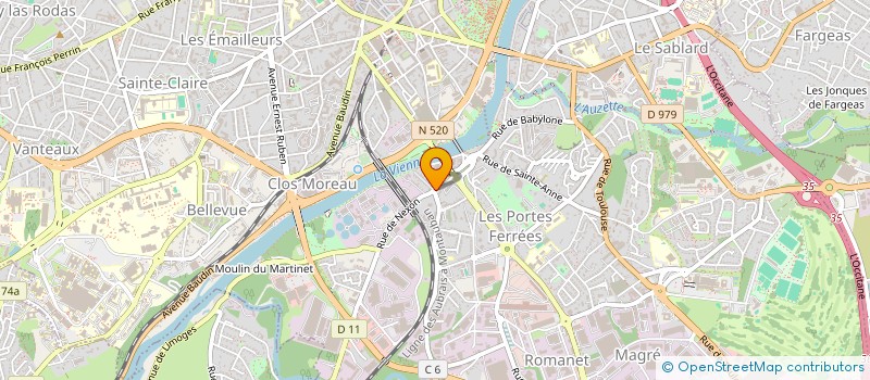 localisation de l'entreprise MONSIEUR ZIDANE MOUAFFO TAKOUMBO à LIMOGES