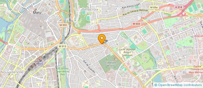 localisation de l'entreprise MONSIEUR ZIDANE OULMI  METZ