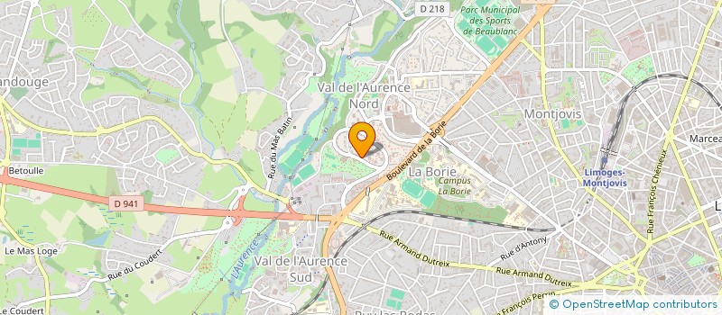 localisation de l'entreprise MONSIEUR ZIDANI ABDALLAH à LIMOGES