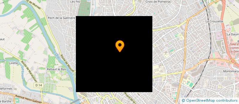 localisation de l'entreprise MONSIEUR ZIDINA ABOUDOU  BEZIERS