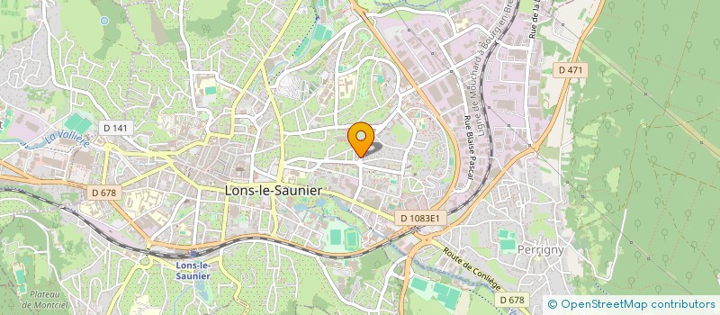 localisation de l'entreprise MONSIEUR ZIDINIHERI AHAMADA  LONS-LE-SAUNIER