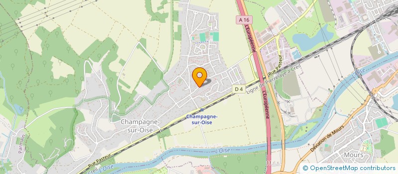 localisation de l'entreprise MONSIEUR ZIE COULIBALY  CHAMPAGNE-SUR-OISE