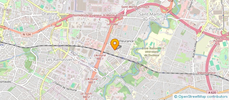 localisation de l'entreprise MONSIEUR ZIE LEGRE  TOULOUSE