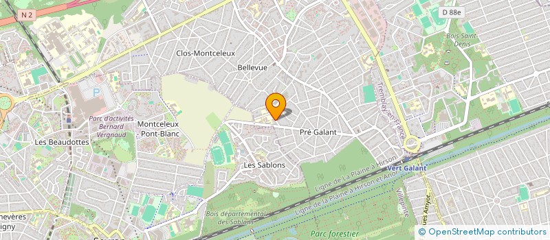localisation de l'entreprise MONSIEUR ZIE OUATTARA  VILLEPINTE