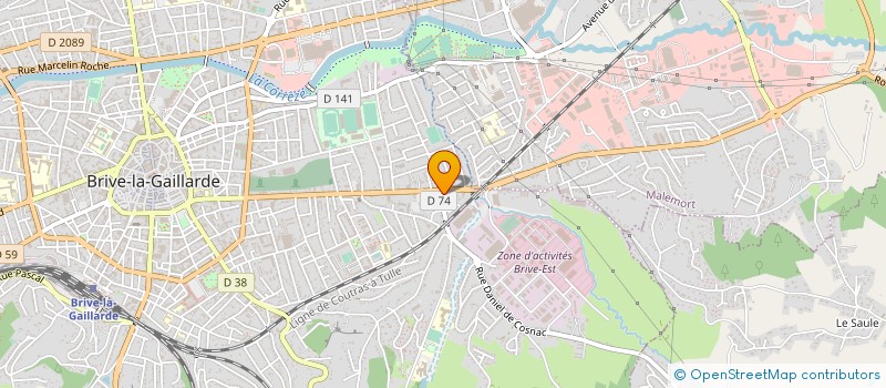 localisation de l'entreprise MONSIEUR ZIED ADALET  BRIVE-LA-GAILLARDE