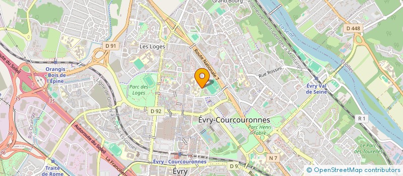 localisation de l'entreprise MONSIEUR ZIED AFFES à EVRY-COURCOURONNES