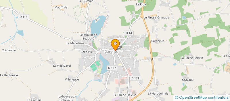 localisation de l'entreprise MONSIEUR ZIED AJMI  CARENTOIR