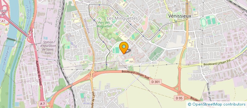 localisation de l'entreprise MONSIEUR ZIED ATTIG  VENISSIEUX