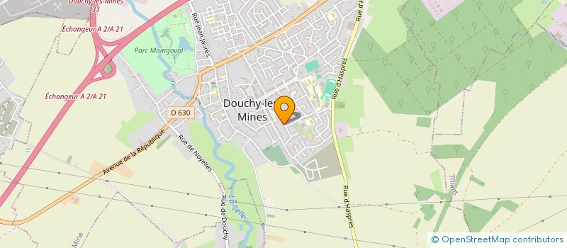 localisation de l'entreprise MONSIEUR ZIED AYADI à DOUCHY-LES-MINES