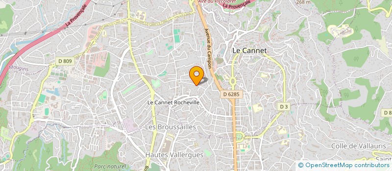 localisation de l'entreprise MONSIEUR ZIED BEN JOMAA à LE CANNET