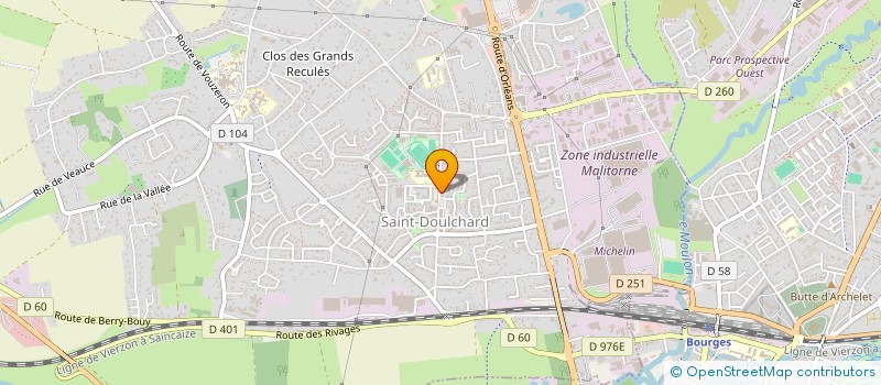 localisation de l'entreprise MONSIEUR ZIED BOUAOUAJA  SAINT-DOULCHARD