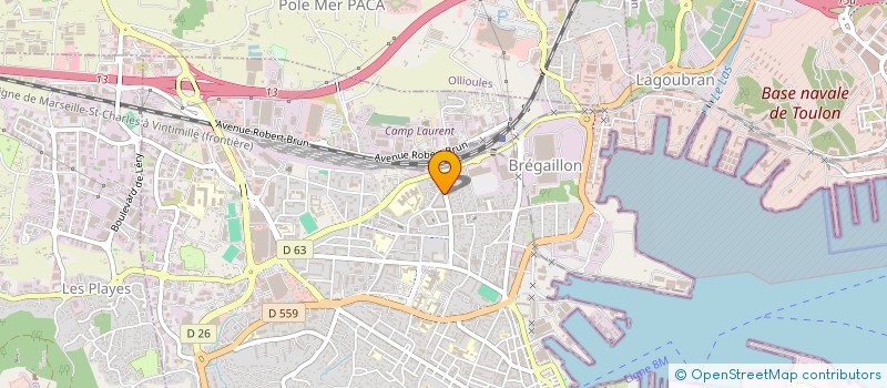 localisation de l'entreprise MONSIEUR ZIED BOUHLEL  LA SEYNE-SUR-MER