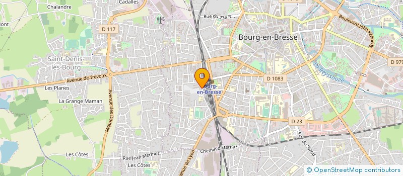 localisation de l'entreprise MONSIEUR ZIED CHERNI  BOURG-EN-BRESSE