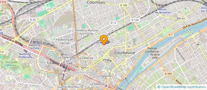 localisation de l'entreprise MONSIEUR ZIED CHOGRANI à COURBEVOIE