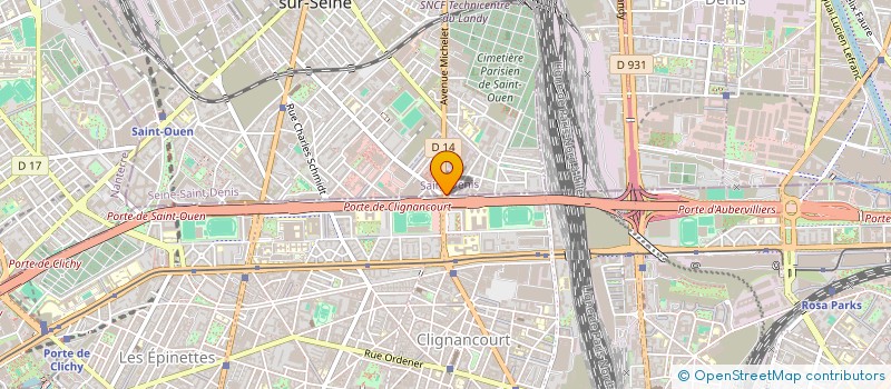localisation de l'entreprise MONSIEUR ZIED GDAIEM à SAINT-OUEN-SUR-SEINE