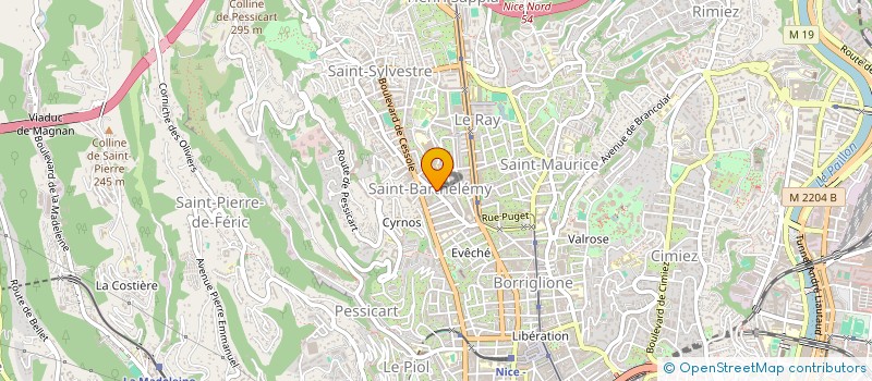 localisation de l'entreprise MONSIEUR ZIED GMATI à NICE