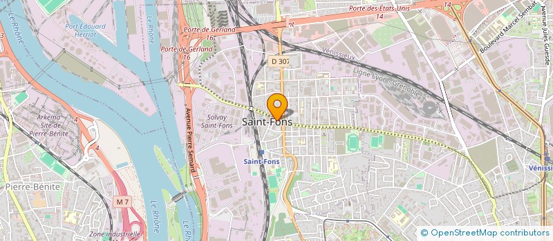 localisation de l'entreprise MONSIEUR ZIED HANNACHI  SAINT-FONS