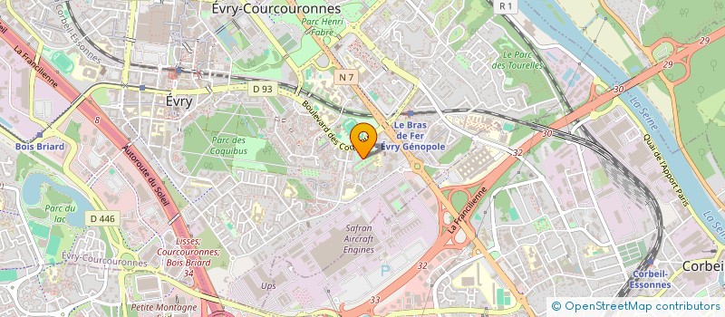 localisation de l'entreprise MONSIEUR ZIED JAHOUACH à EVRY-COURCOURONNES