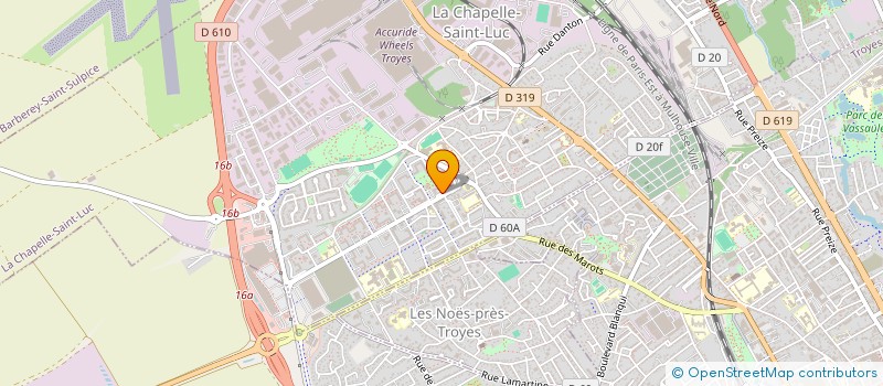 localisation de l'entreprise MONSIEUR ZIED LAMARI  LA CHAPELLE-SAINT-LUC