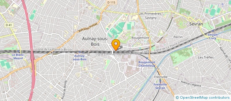 localisation de l'entreprise MONSIEUR ZIED LOUKIL à AULNAY-SOUS-BOIS