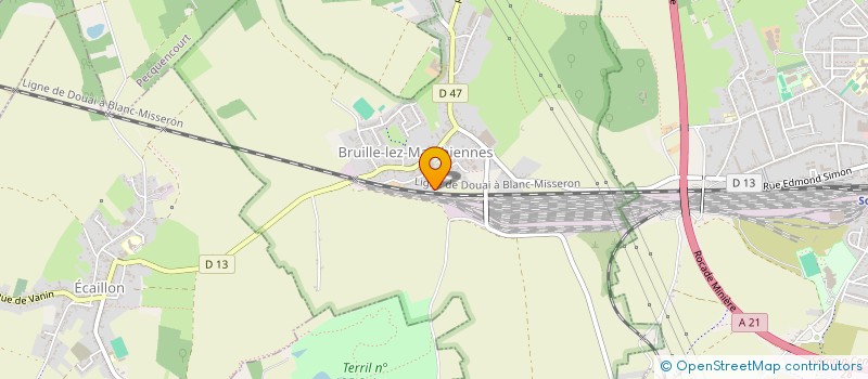 localisation de l'entreprise MONSIEUR ZIED MERSANI  BRUILLE-LEZ-MARCHIENNES