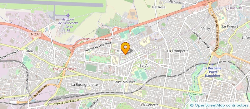 localisation de l'entreprise MONSIEUR ZIED REHAIMA  LA ROCHELLE